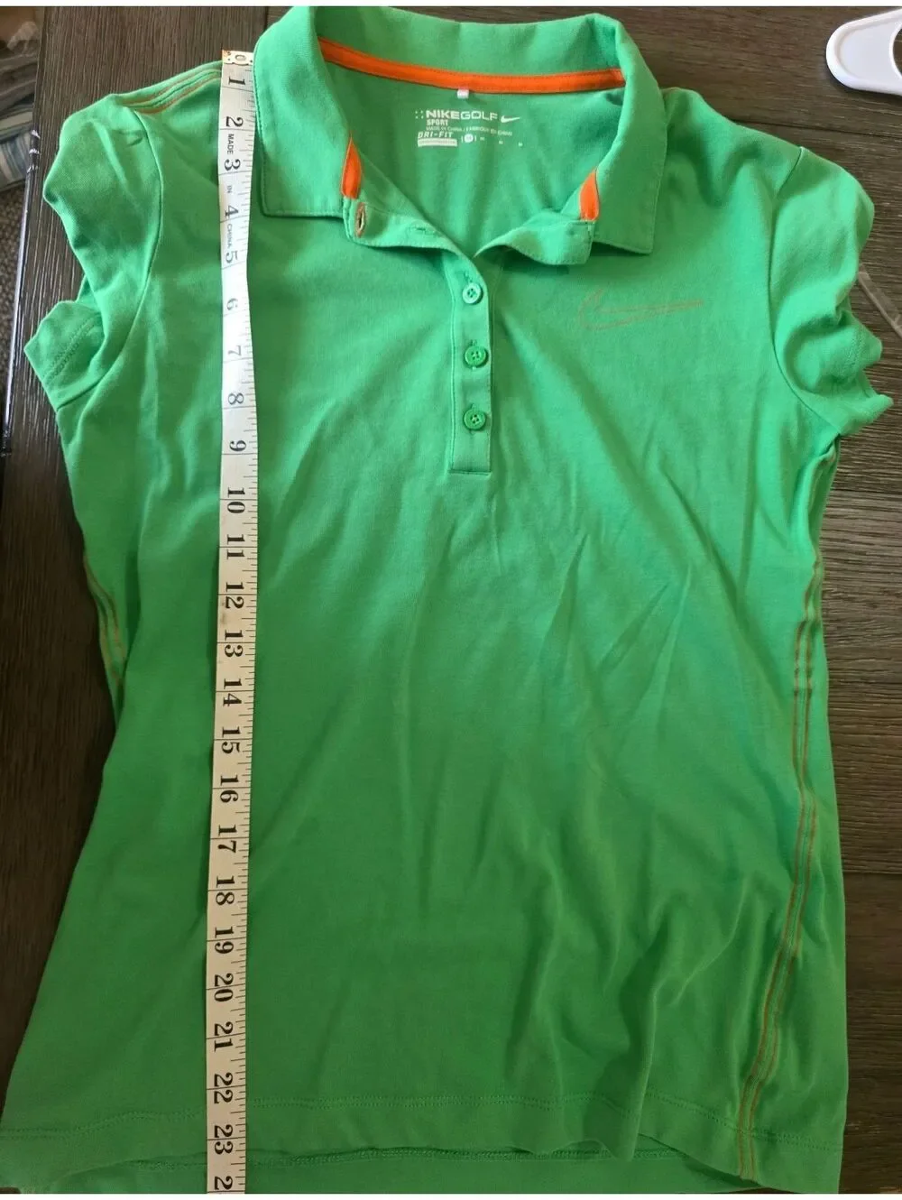 Nike Golf Dri-FIT Green Polo Shirt Medium